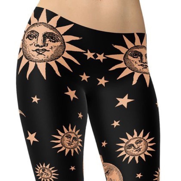 GearDen Celestial Symbol Leggings SZ M - Picture 3 of 7